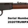 TRUMP Henry H001 Lever Action .22 LR Special Serial Number