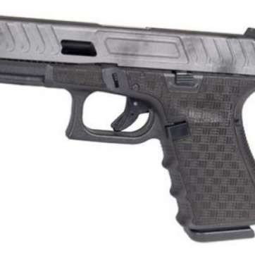 Glock 19 Gen 4 9mm Custom Slide, Tungsten Grey 3-15rd Mags