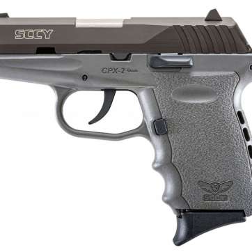 SCCY Industries CPX2CBSG CPX-2 Double Action 9mm 3.1" 10+1 Gray