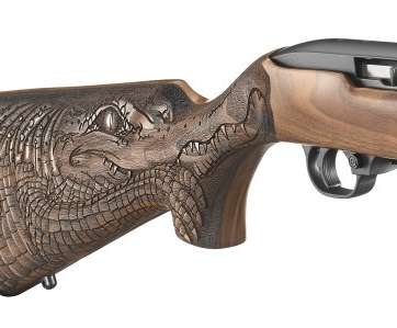 Ruger 10/22 .22 LR 18.5 ENGRV GATOR Stock