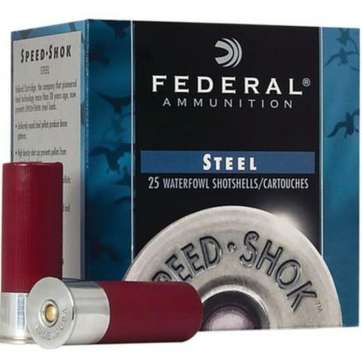 Federal Speed-Shok Waterfowl 12 ga 3" 1-1/4oz 2 Shot 25Bx/10Cs Federal Ammunition