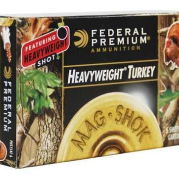 Federal Mag-Shok Heavyweight Turkey 12 Gauge 2.75 Inch 1300 FPS 1.25 Ounce 6 Shot Federal Ammunition