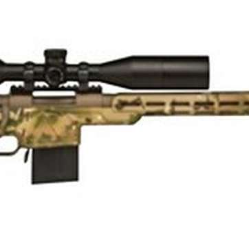 Savage 10BA Stealth .308 20" Threaded Barrel Monolithic Chassis Fab Defense GL-Shock Stock 10rd Mag Savage Arms Savage 10