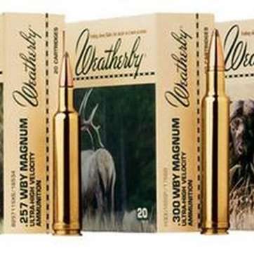 Weatherby 375 Weatherby Magnum Nosler Partition 300gr