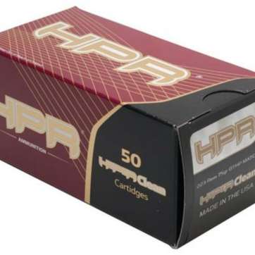 HPR Ammunition HyperClean Rifle .223 Remington 75 Grain Boattail Hollow Point Match HPR Ammunition
