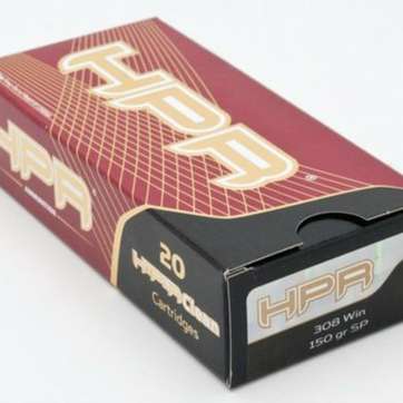 HPR Ammunition HyperClean Rifle .308 Winchester 150 Grain Spire Point HPR Ammunition