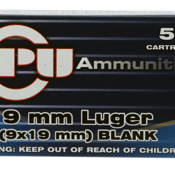 PPU Blank Ammo 9mm