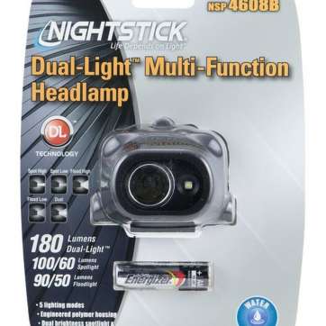 Bayco Nightstick Headlamp Dual Light 180L Bayco