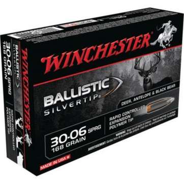 Winchester Supreme 30-06 Spg Ballistic Silvertip 168gr