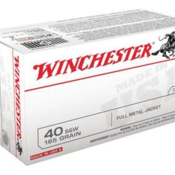 Winchester USA .40 SW 165 Gr
