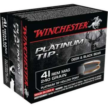 Winchester Supreme 41 Rem Mag Platinum Tip Hollow Point 240gr