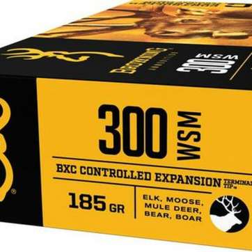Browning BXC Controlled Expansion 300 WSM 185gr