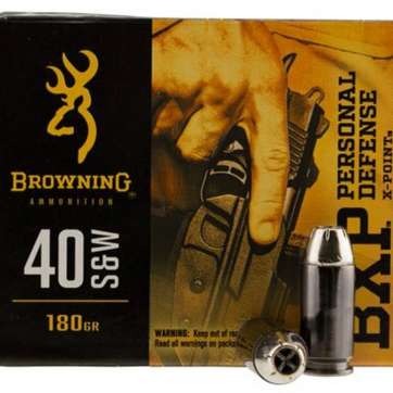 Browning BXP X-Point 40 S&W 180gr