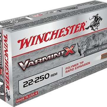 Winchester Varmint X 22-250 Rem 38gr Lead-Free 20rd Box Winchester