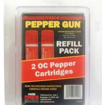 Mace Pepper Gun Refill Cartridges
