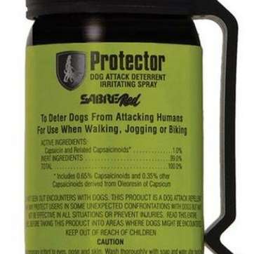 Sabre Protector Dog Pepper Spray Contains 8 Bursts 1.8oz 15ft