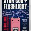 Sabre 3.8 Million Volt Stun Gun With LED Flashlight And Belt Holster Pink Sabre