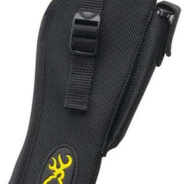 Browning Buckmark Pistol Holster with Magazine Pouch Black with Buck Mark Logo Browning