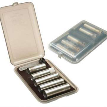 MTM Choke Tube Case 6 Extended Tubes Clear Smoke Poly MTM Molded Products