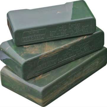 MTM 20rd Slip-Top Med Rifle Ammo Box Smoke Poly MTM Molded Products