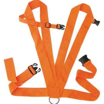 Allen Dual Harness Deer Drag Two" Web Construction Rope Included Blaze Orange Allen Company Inc