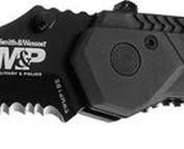 Smith & Wesson Knives MP Black Blade Serrated Smith and Wesson