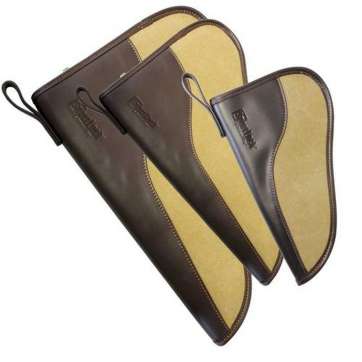 Birchwood Casey SportLock 10" Handgun Case Leather & Canvas Birchwood Casey