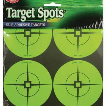 Birchwood Casey Self-Adhesive Target Spots Atomic Green With Crosshairs 6"