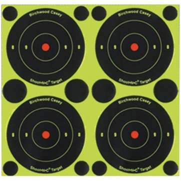 Birchwood Casey Shoot-N-C Targets 3" Round Bullseye