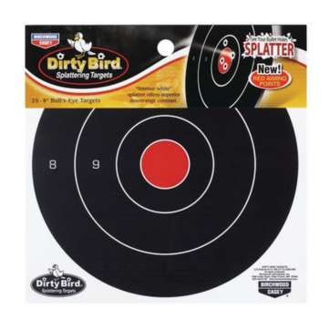 Birchwood Casey Dirty Bird Splattering Targets 8" Bullseye