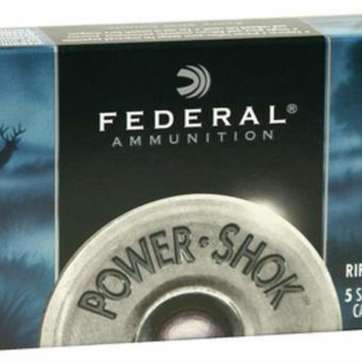 Federal Standard Power-Shok Rifled Slug 12 ga 2.75" 1-1/4oz 5rd Box Federal Ammunition