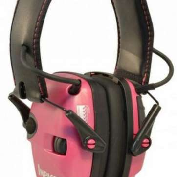 Howard Leight Impact Sport Pink Electronic Muff 22dB Overhead Band Howard Leight