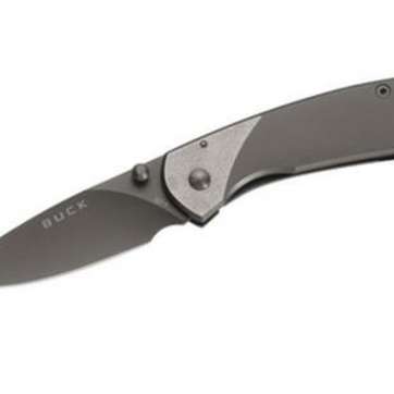 Buck Nobleman Folding Knife with Single Drop Point 2.63" Titanium Coated Blade and Handle Buck Gardner Calls