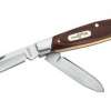 Buck Stockman Folding Knife 3 Steel Blades Woodgrain Handle 3.88" Closed Buck Gardner Calls