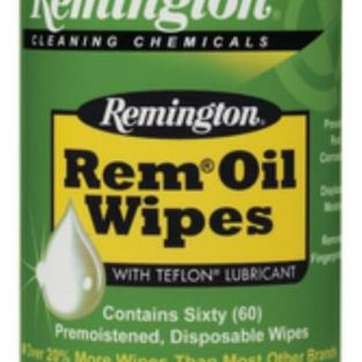 Remington Rem Oil Pop-Up Wipes 7x8 qty 60 Remington