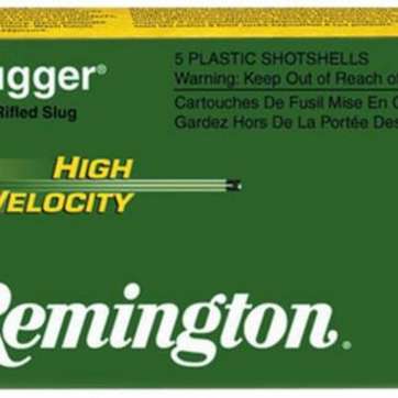 Remington Slugger HV Slugs 20 ga 2.75 1/2 oz Slug Shot 5rd Box Remington