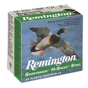 Remington Sportsman Hi-Speed Loads 12 Ga 3 1.3oz 1 Shot 25rd/Box Remington