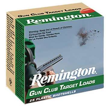 Remington Gun Club Target Loads 20 Ga 2.75 7/8oz 7.5 Shot 25rd Box Remington