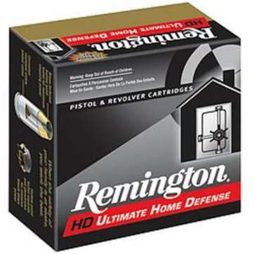 Remington Ultimate Home Defense .38 Special + P 125gr Brass Jacketed Hollow Point 20rd Box Remington