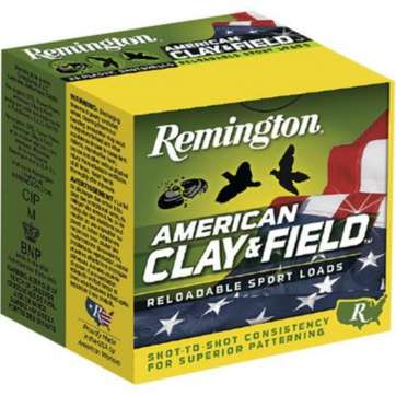 Remington American Clay & Field 28 Ga 2.75" 1250 FPS 0.75oz 8 Shot 250rd/Case (10 box/Case) Remington