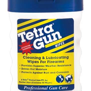 Tetra Protective Cleaning Lubricant Gun Wipes