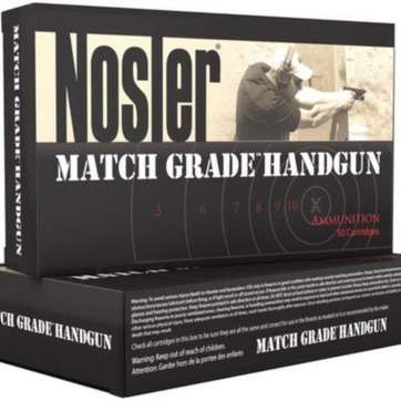 Nosler Match Grade Handgun Ammunition 45 ACP 230gr
