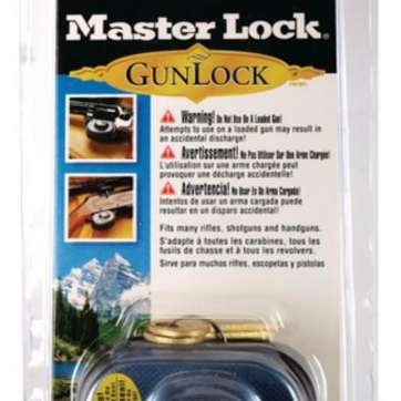 Master Lock Adjustable Trigger Guard Lock Black/Blue Master Lock
