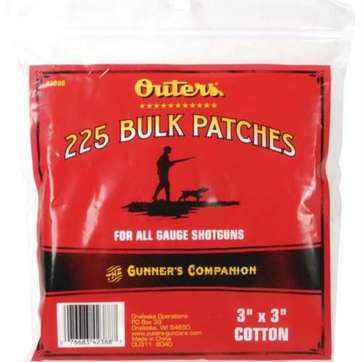 Outers Bulk Patches Shotgun 225 Pack Outers