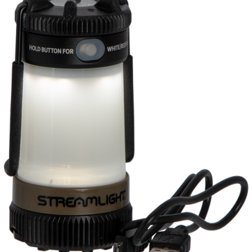 Streamlight Siege X USB Lantern 325/300 Lumens Polymer Coyote CR18650 (1)/CR123A (2) Battery Streamlight