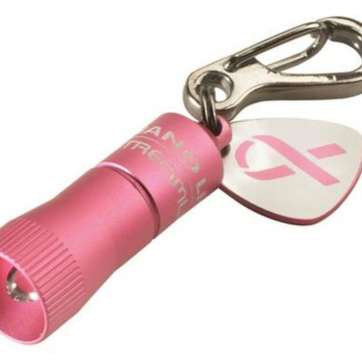 Streamlight Nano Light for Breast Cancer Research 10 Lm LR41 (4) Alum Pink Streamlight