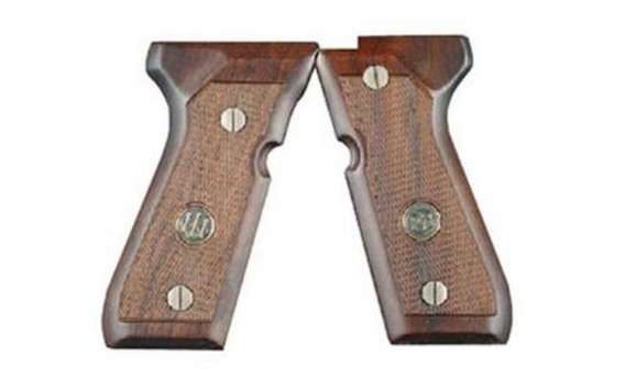 Beretta 92 / 96 Wood Grips With Medallion 92 Series Beretta