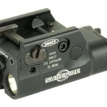 Surefire XC2 Compact Pistol Light LED with Red Laser with 1 AAA Battery Aluminum Black Surefire