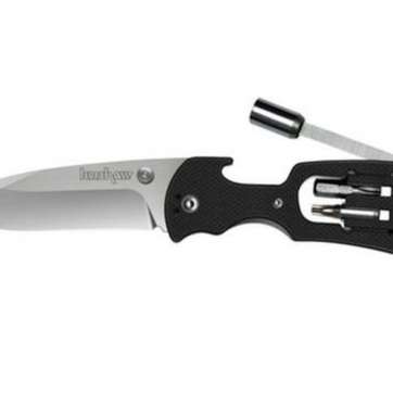 Kershaw Knives Select Fire Folding Multi-Tool Stainless and Black Kershaw Knives