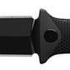 Kershaw Secret Agent Fixed 4.4" SS Black-Oxide Spear Point Black Rubberized Kershaw Knives